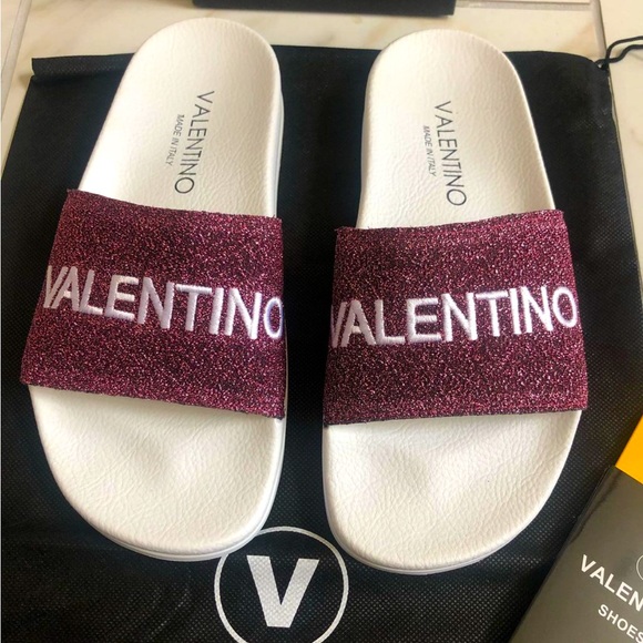 NEW VALENTINO SLIDES - Picture 1 of 8